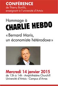 Charlie Hebdo: Hommage à Bernard Maris