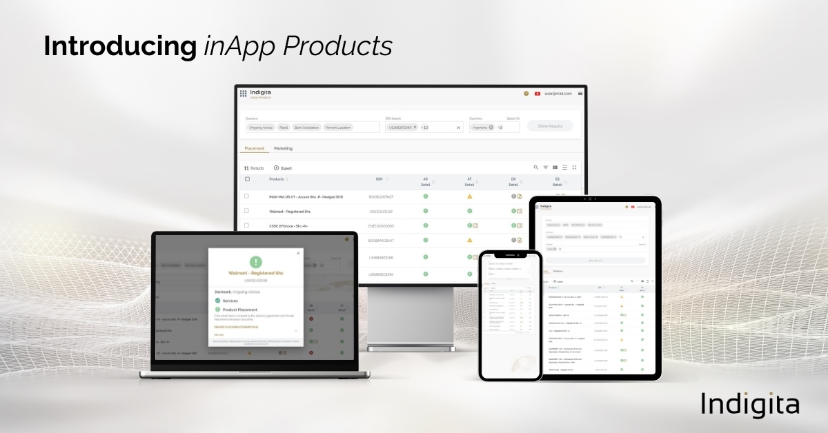 Indigita présente inApp Products, un nouvel outil numérique puissant pourles règles de placement de produits transfrontaliers