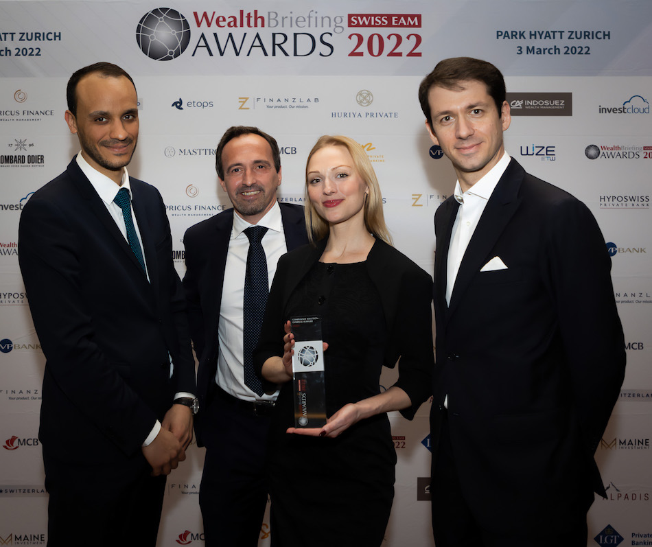 Indigita nommée « Best Compliance Solution – External Supplier » aux WealthBriefing Swiss EAM Awards 2022