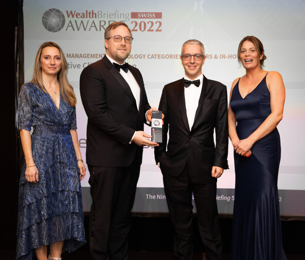 NEW ACCESS SA RECONNU “MOST INNOVATIVE CLIENT SOLUTION” LORS DU WEALTHBRIEFING SWISS AWARDS 2022